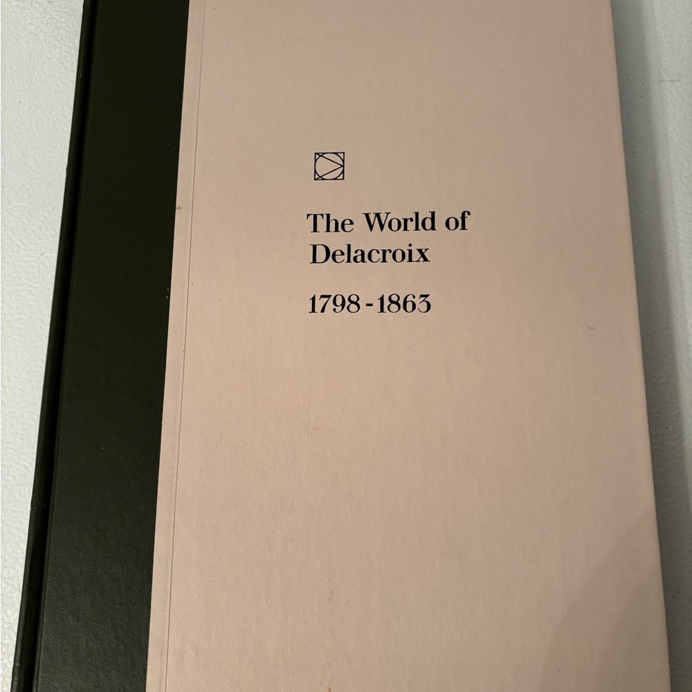 The World of Delacroix Book - Black and Cream